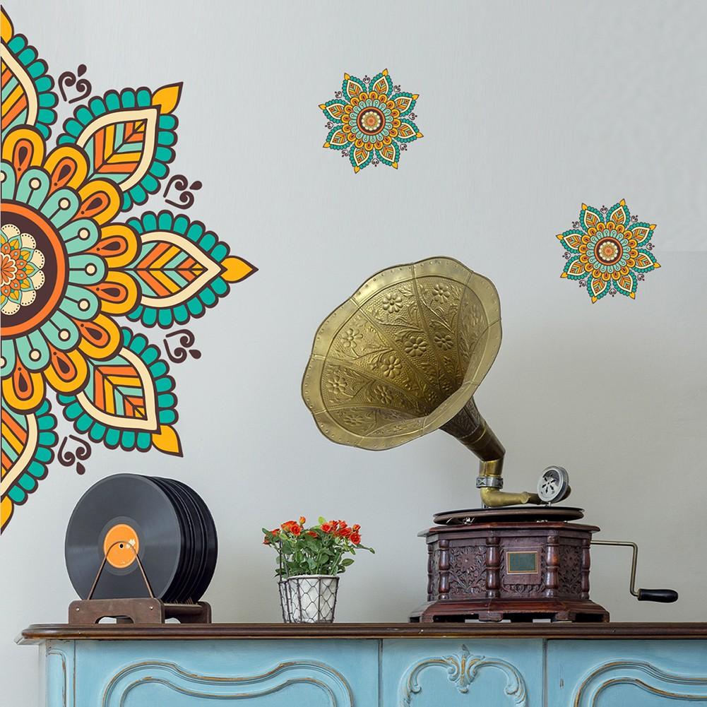 Виниловая наклейка на стену Цветок лотоса Дзен Декор Свет Яркость