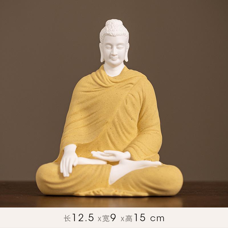 Статуя Будды Будда Шакьямуни Фигурка Будды Татхагата Статуя Будды Татхагаты Керамическая Лампа Круг Гостиная Для Благовоний Крыльцо Домашний Декор